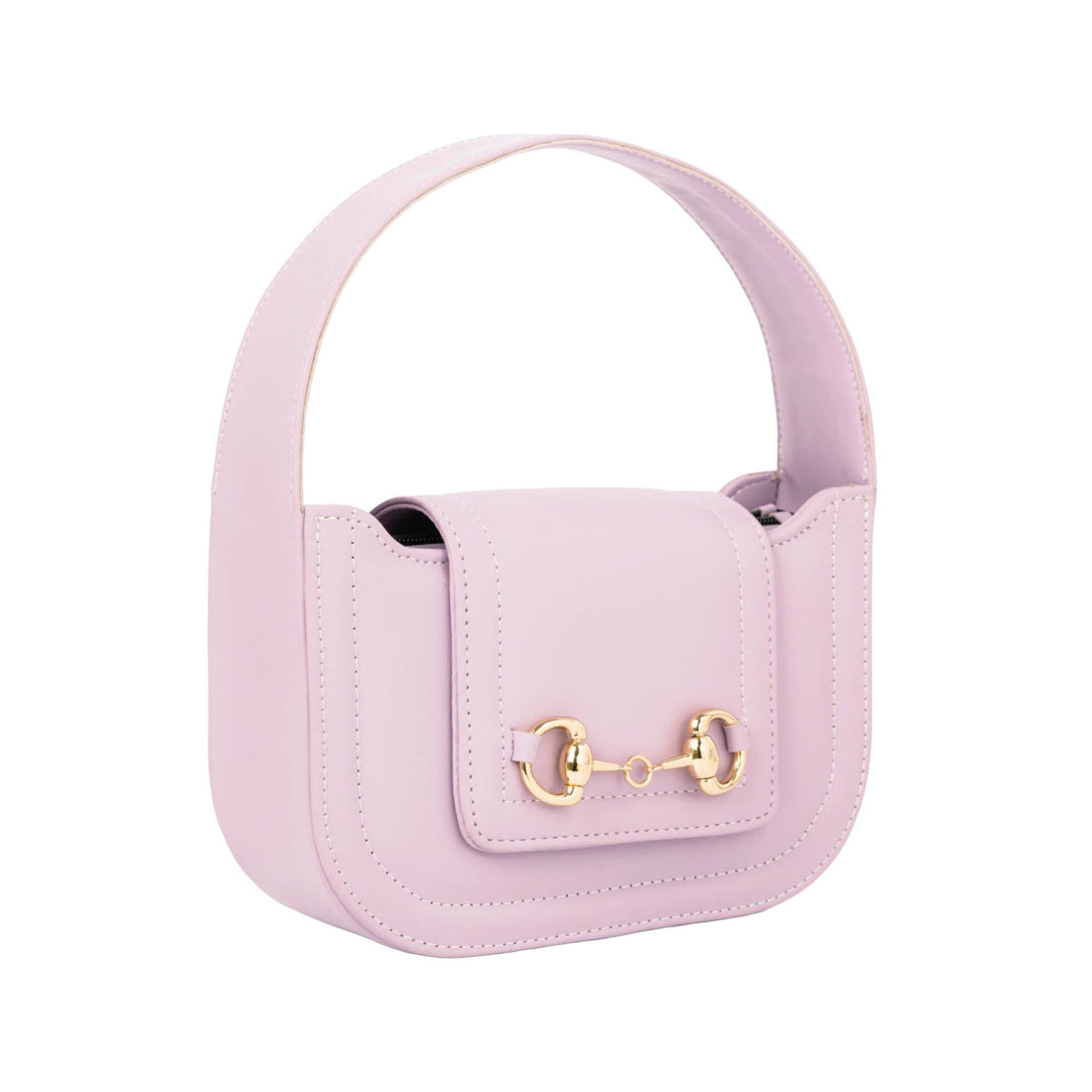 Classic Lilac Saddle Bag